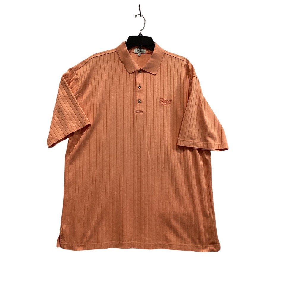 Nick Price Cool-Luxe Mens XL Polo Shirt Texture Rib Fairmont Southampton Bermuda